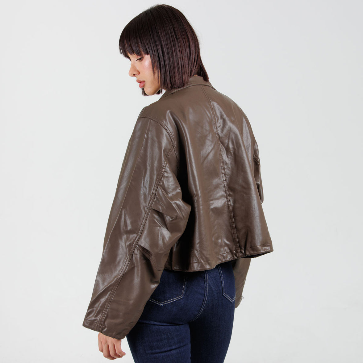Chaqueta Efecto Piel PT090