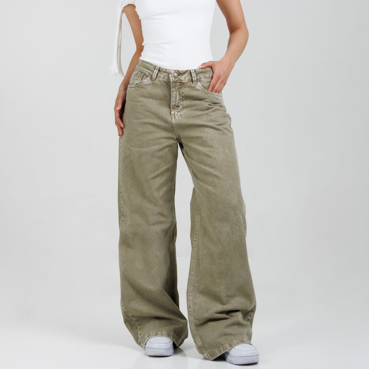Jean Wide Leg Ax-3000  Rigido