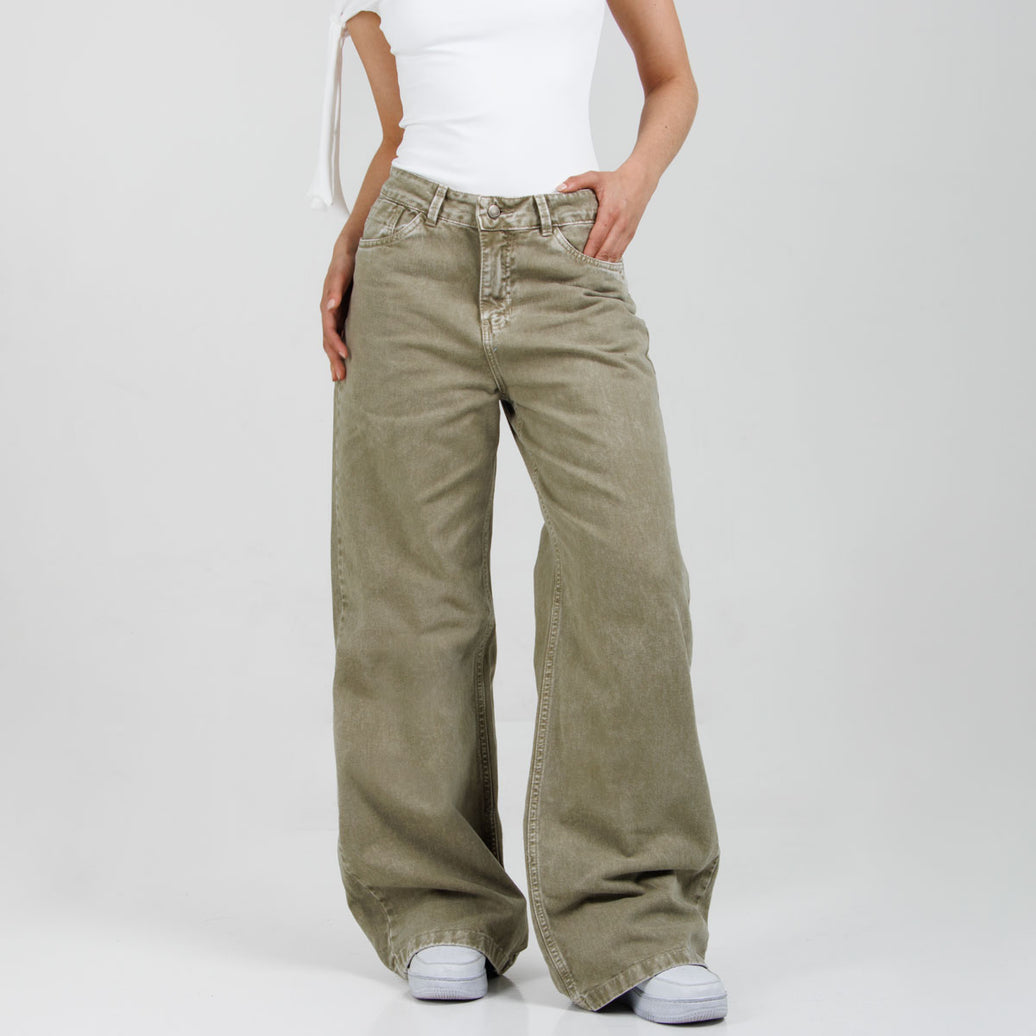 Jean Wide Leg Ax-3000  Rigido