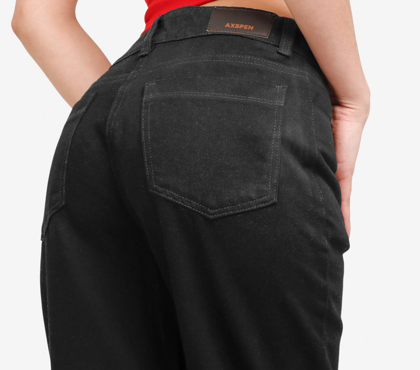 Jean Axspen Mom Fit Ax-2703 Negro