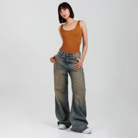 Jean Wide Leg ax-3046 Rigido