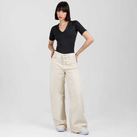 Jean Wide Leg  Ax-2973 Rigido