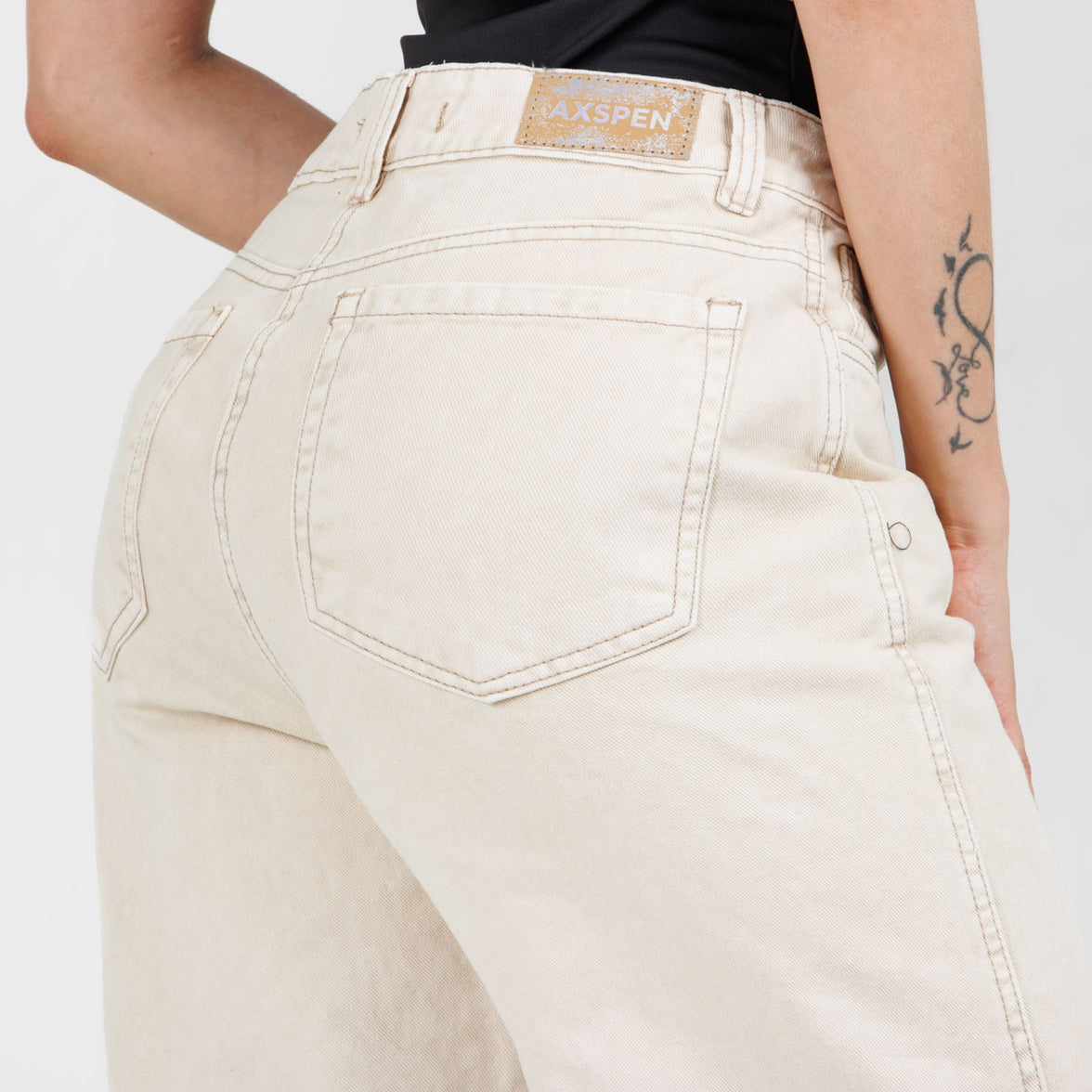 Jean Wide Leg  Ax-2973 Rigido