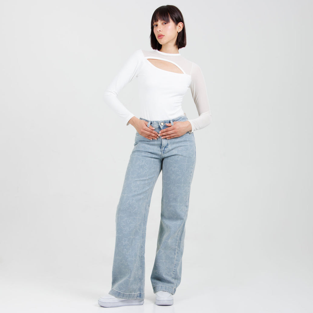 Jean Axspen Wide Leg  Ax-3056