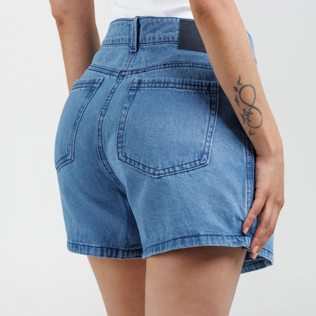 Falda Short En Jean B1921