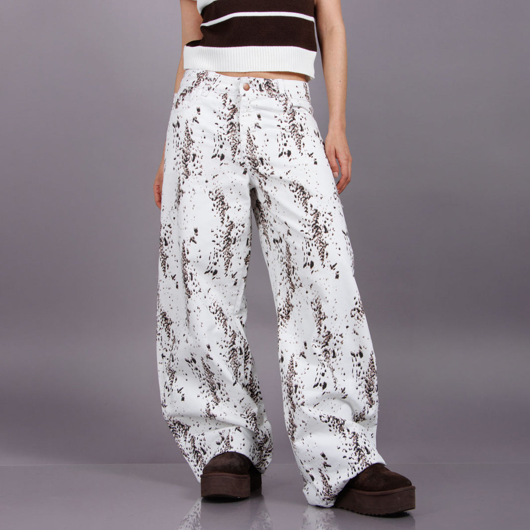 Jean Wide Leg Marfil Ax-3109 Rigido