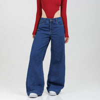 Jean Wide Leg  Ax-3071 Rigido