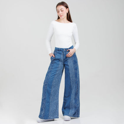 Jean Axspen Wide Leg Ax-3055 Rigido