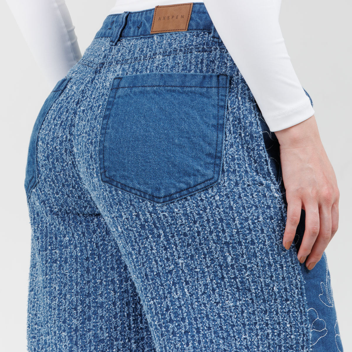 Jean Axspen Wide Leg Ax-3055 Rigido