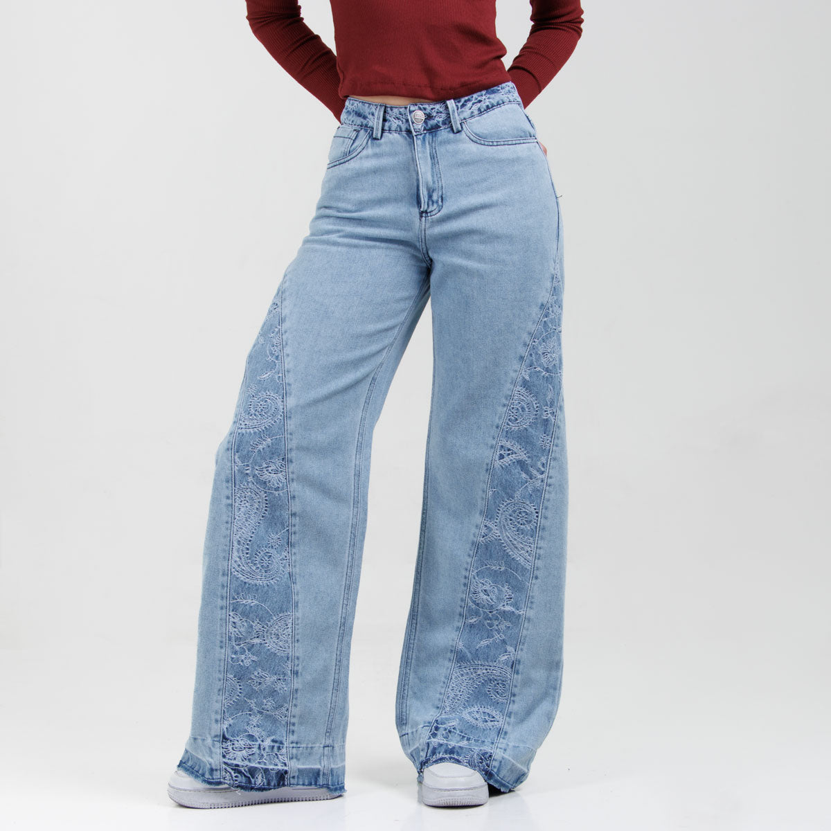 Jean Wide Leg Ax-3069 Rigido