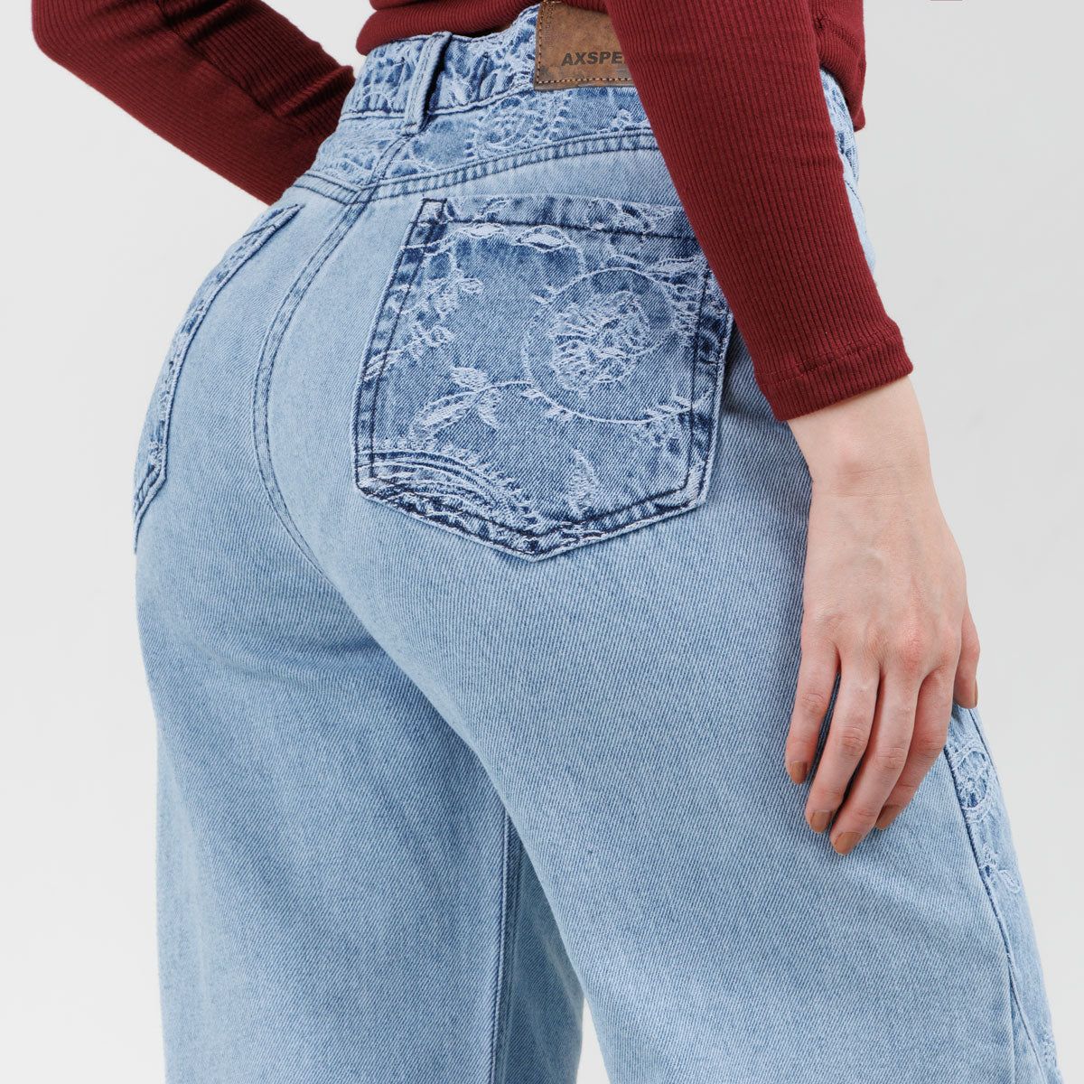 Jean Wide Leg Ax-3069 Rigido