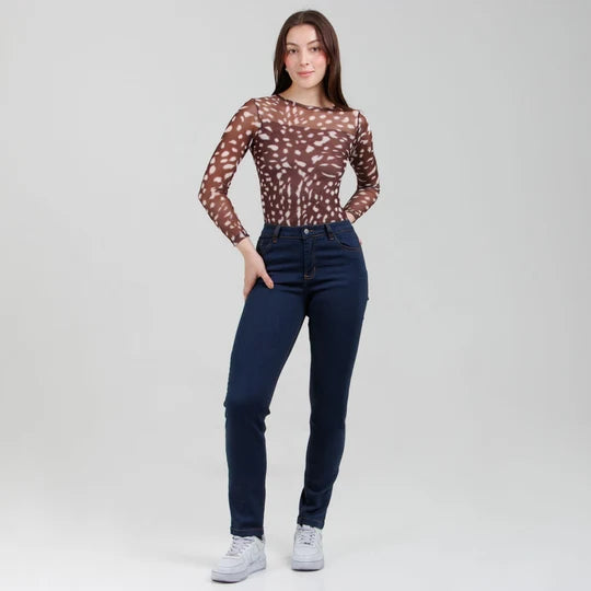 Jean Skinny azul oscuro Ox-3088 licrado