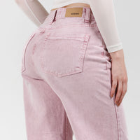 Jean Wide Leg Rosa Ax-3063 Rigido