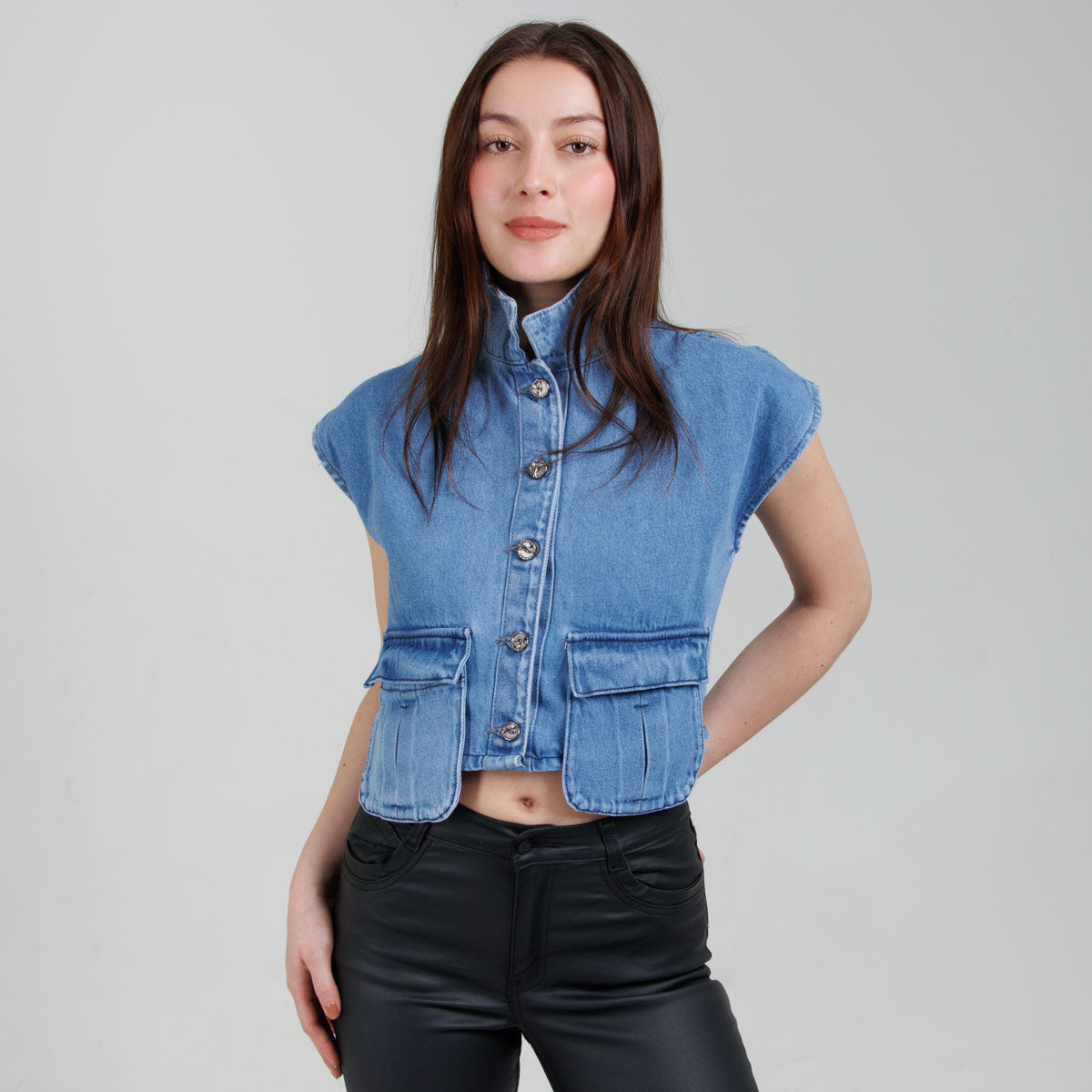 Chaleco Denim B1865