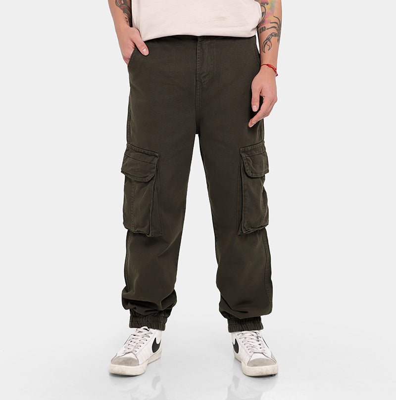 Jean Masculino Cargo H-168 Verde