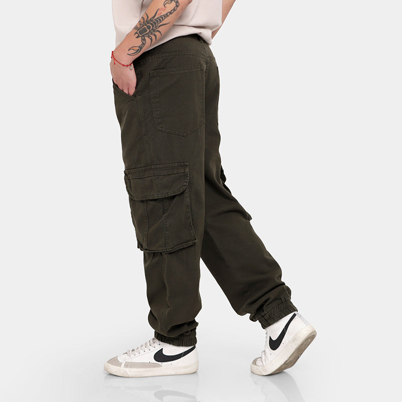 Jean Masculino Cargo H-168 Verde