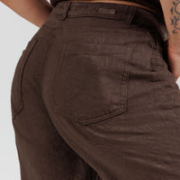 Jean Wide Leg Cafe Ax-3103 Rigido