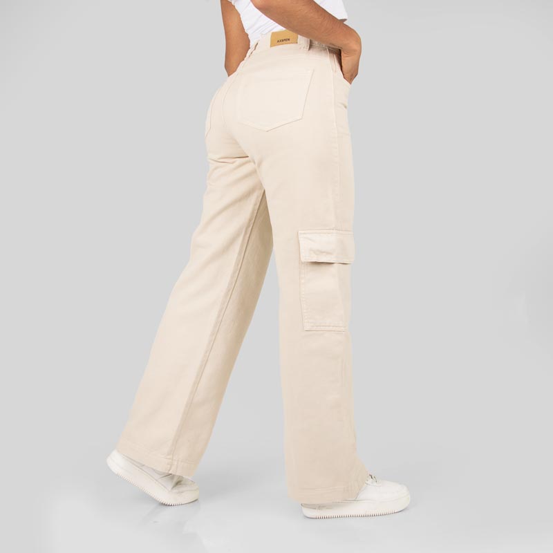 Jean Dama Cargo AX-2504 Beige