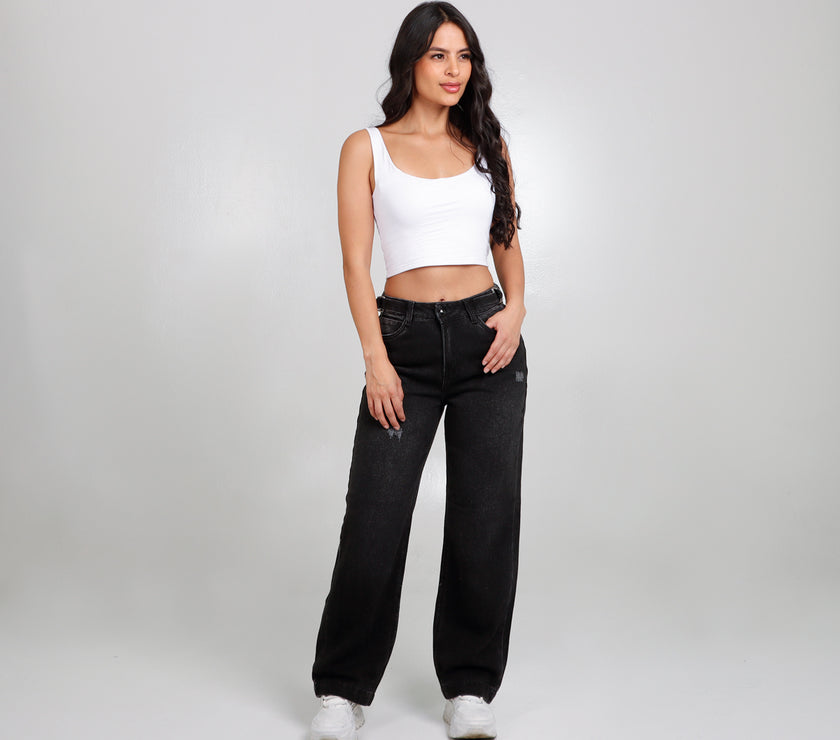Jean Axspen Mom Fit Ax-2760 Gris
