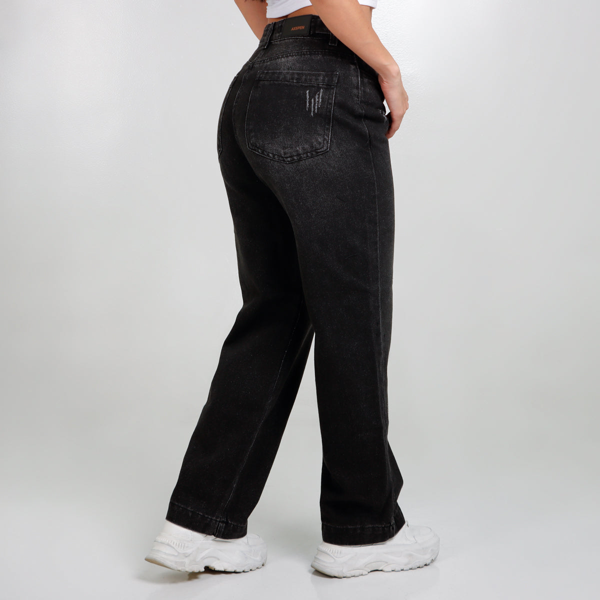 Jean Axspen Mom Fit Ax-2760 Gris