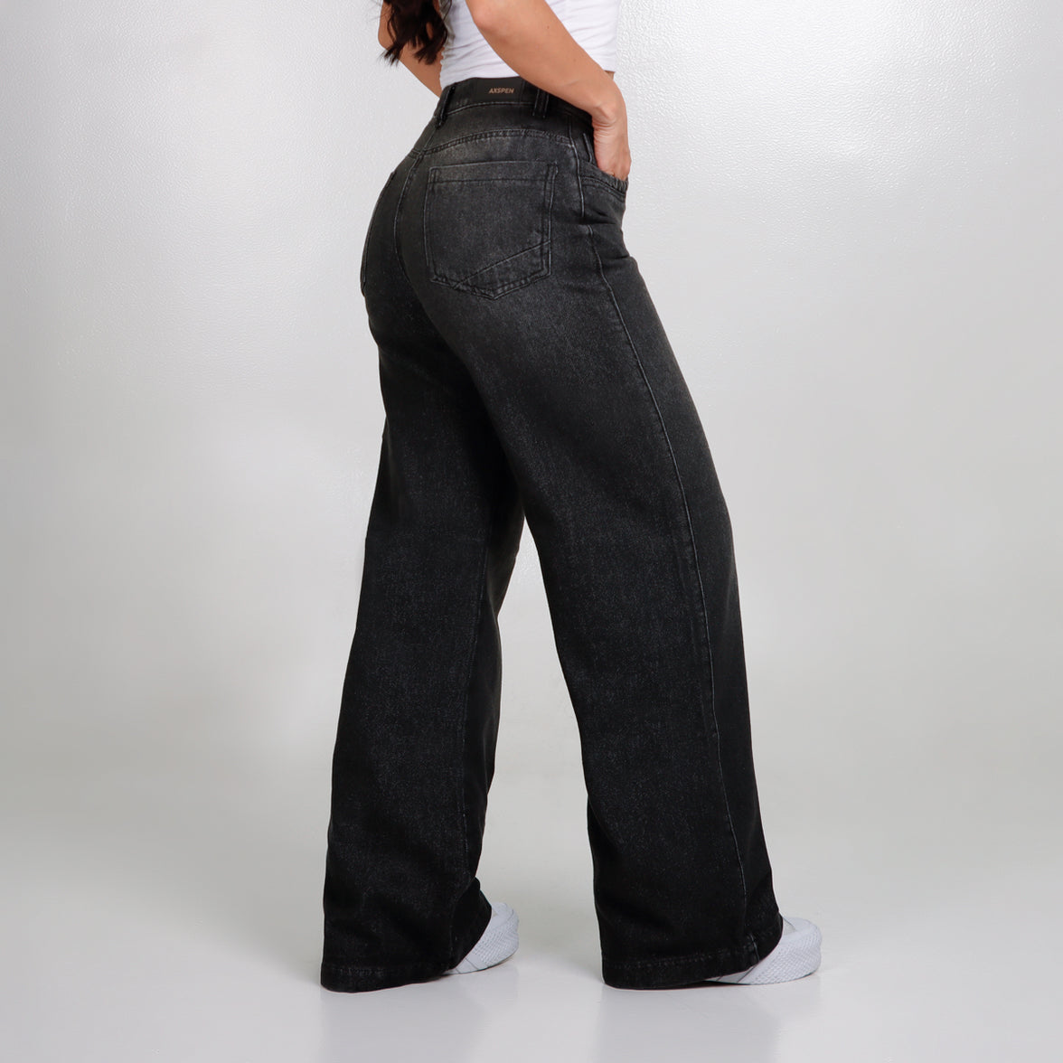 Jean Axspen Wide Leg Ax-2710 Gris