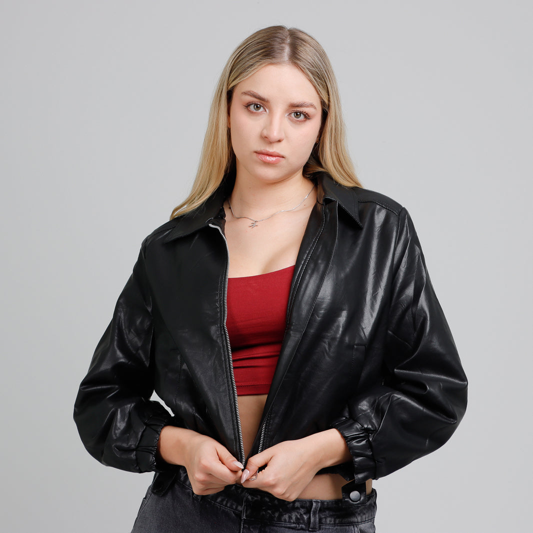 Cazadora Efecto Píel CH208