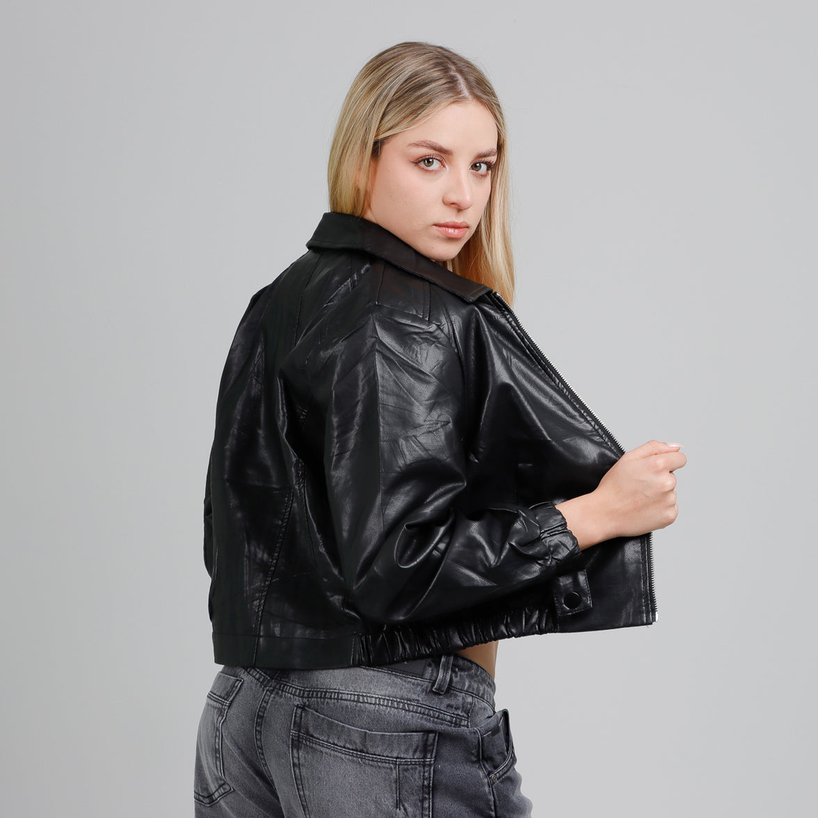 Cazadora Efecto Píel CH208