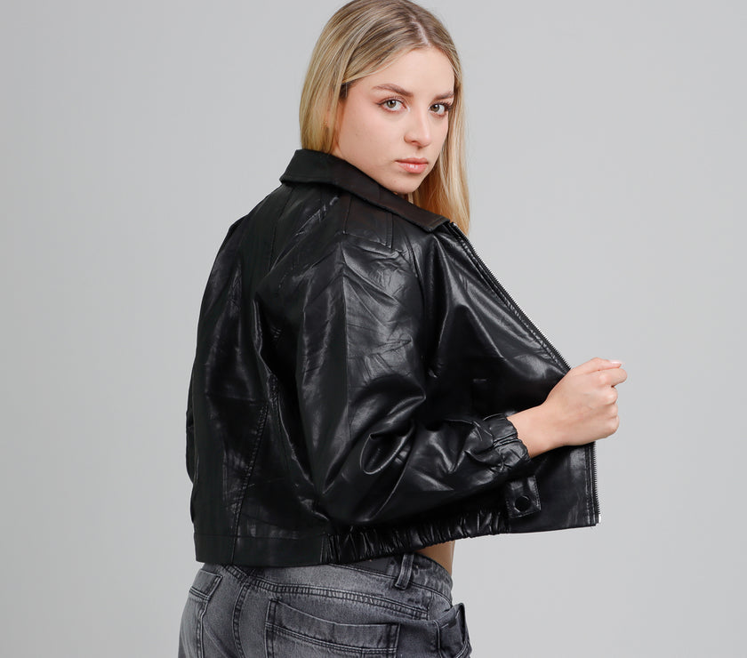 Cazadora Efecto Píel CH208