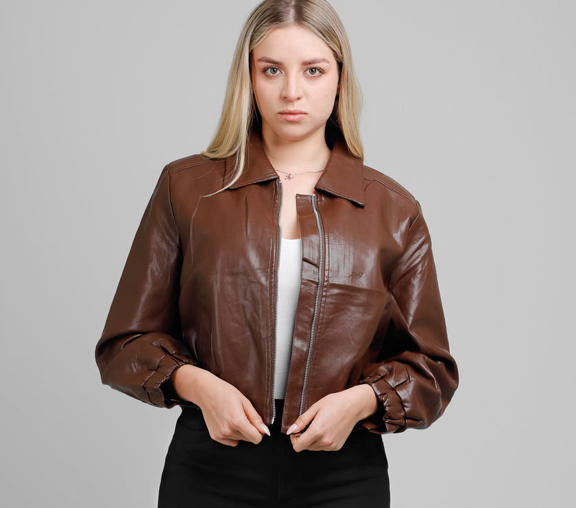 Cazadora Efecto Píel CH208