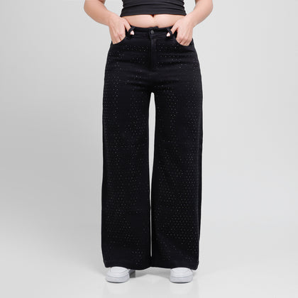 Jean Axspen Wide Leg Ax-2886 Negro