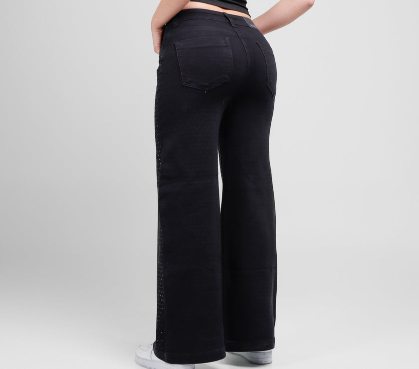 Jean Axspen Wide Leg Ax-2886 Negro