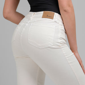 Pantalón Drill Axspen Flare Ax-2856 Marfil