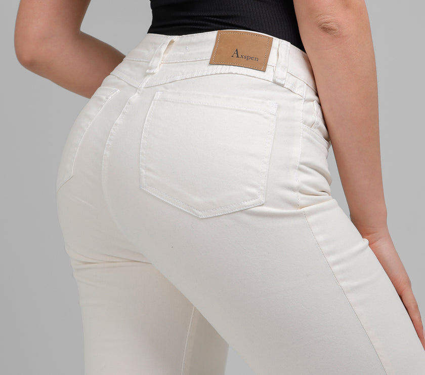 Pantalón Drill Axspen Flare Ax-2856 Marfil