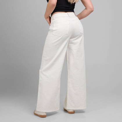 Jean Axspen Wide Leg Ax-2923 Marfil