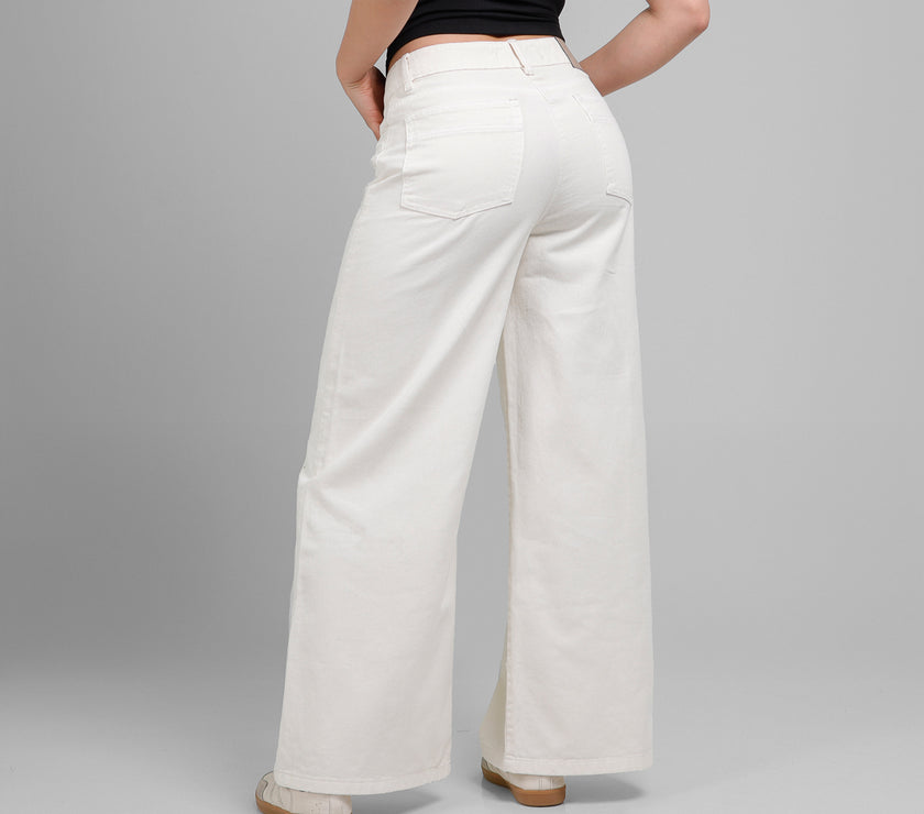 Jean Axspen Wide Leg Ax-2923 Marfil