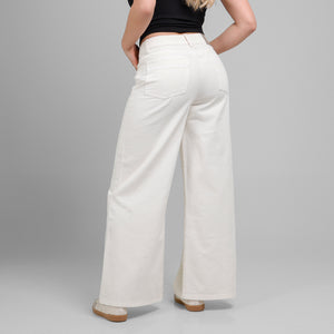Jean Axspen Wide Leg Ax-2923 Marfil