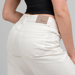 Jean Axspen Wide Leg Ax-2923 Marfil