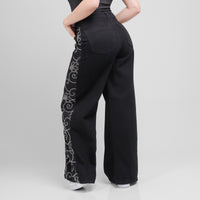 Jean Axspen Wide Leg Ax-2968 Negro