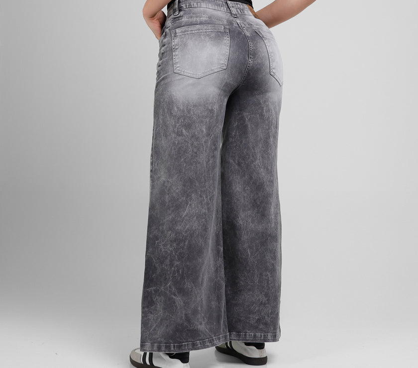 Jean Wide leg Axspen Ax-2830 Gris