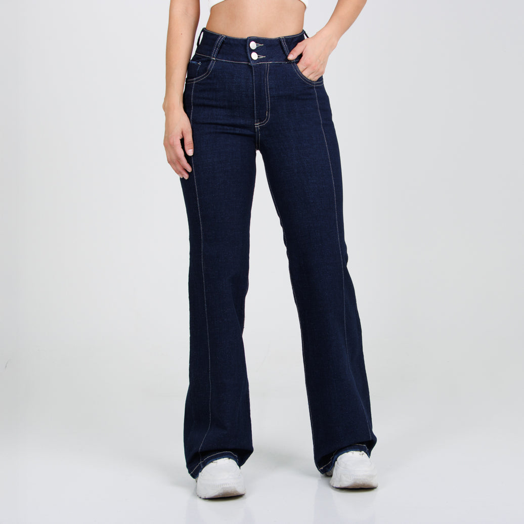 Jean Axspen Flare Ax-2847 Azul Oscuro