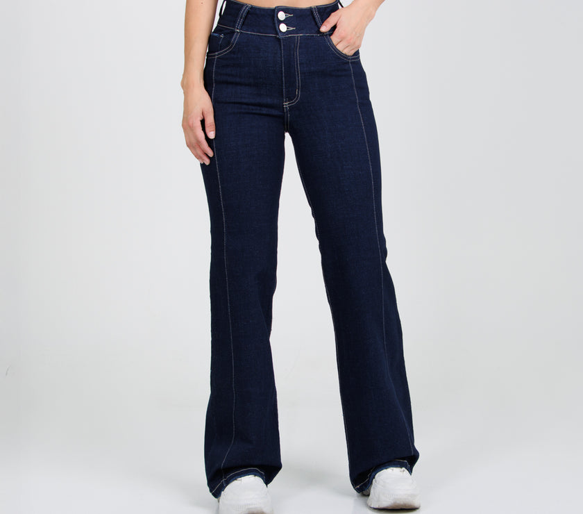 Jean Axspen Flare Ax-2847 Azul Oscuro