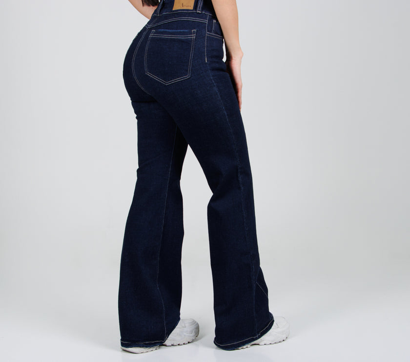 Jean Axspen Flare Ax-2847 Azul Oscuro