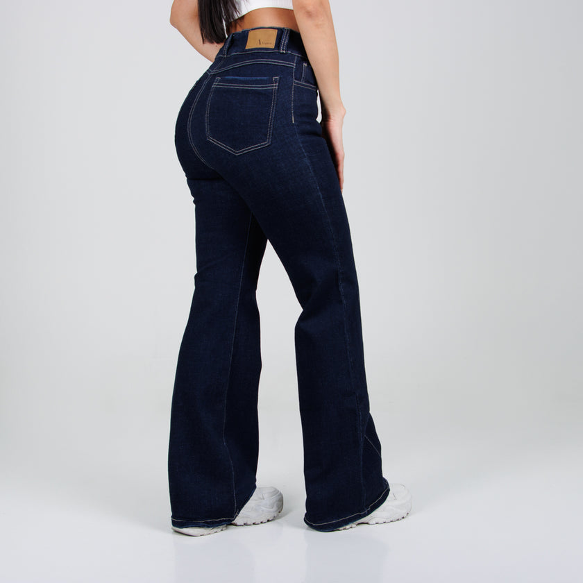 Jean Axspen Flare Ax-2847 Azul Oscuro