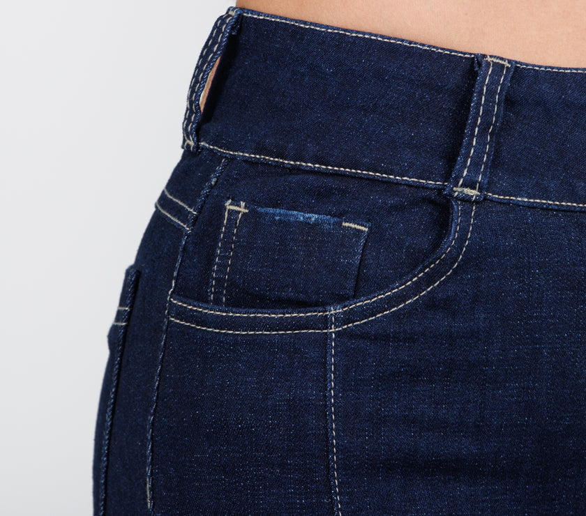 Jean Axspen Flare Ax-2847 Azul Oscuro