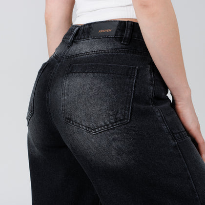 Jean Axspen Super Wide Leg ax-2758 Gris Oscuro