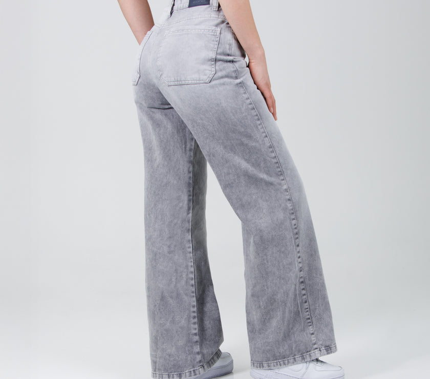 Jean Axspen Wide Leg Ax-2771 Gris