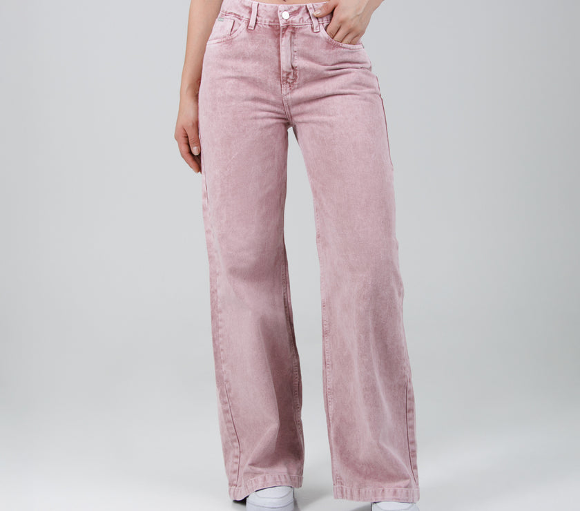 Jean Wide Leg Ax-2814 Rosa