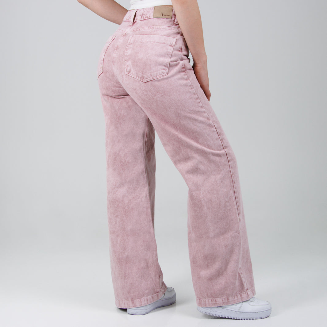 Jean Wide Leg Ax-2814 Rosa