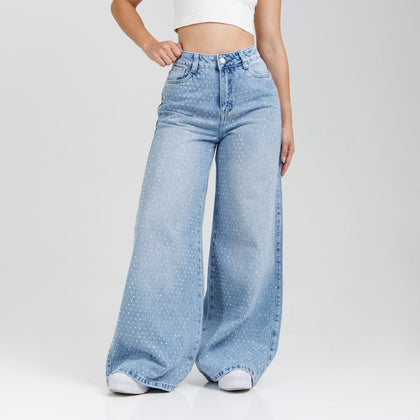 Jean Axspen Wide Leg Brillos Ax-2904