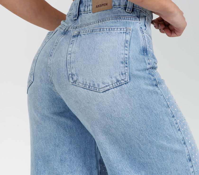Jean Axspen Wide Leg Brillos Ax-2904